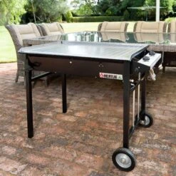 Heatlie 850 Black Powder Coated Mobile BBQ -Joes BBQs Store 0001080 bbqs b600ee6a 3346 4c63 ba5e 000cc21e505b