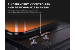 Everdure FORCE 2B Gas BBQ - Orange -Joes BBQs Store 2burner orange 1b