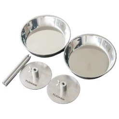 Tucker Multi-Purpose Gyros Plate With Vertical Skewers & Pan Set