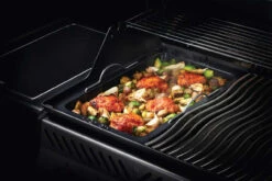 Napoleon Grill Roasting Pan 5 Napoleon Grill Roasting Pan -Joes BBQs Store 56055 Roasting Pan InUse Chicken Veggies web 73753