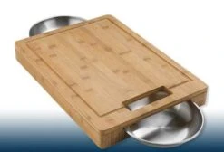 Napoleon PRO Cutting Board With SS Bowls