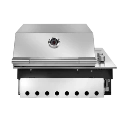 Artusi BBQ 316 Marine Grade Stainless Steel 60cm BBQ With Flat Lid -Joes BBQs Store ABBQM32burnerFront.1