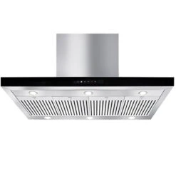 Artusi 120cm Canopy Outdoor BBQ Rangehood With Black Enamel