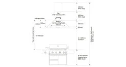 Artusi 120cm Canopy Outdoor BBQ Rangehood -Joes BBQs Store ACH12BBQbbq