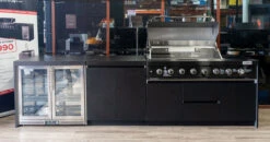 Aspire 6 Burner BBQ Outdoor Modular Kitchen With Double Fridge