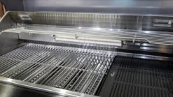 Aspire Stainless Steel 6 Burner BBQ On Cabinet 15 Aspire Stainless Steel 6 Burner BBQ On Cabinet -Joes BBQs Store Aspire hood open angle shot 36221