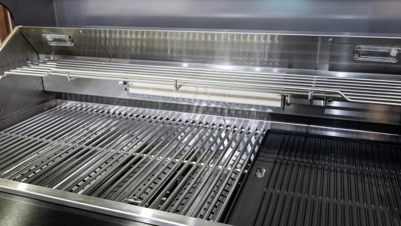 Aspire Stainless Steel 6 Burner BBQ On Cabinet 7 Aspire Stainless Steel 6 Burner BBQ On Cabinet - Image 7