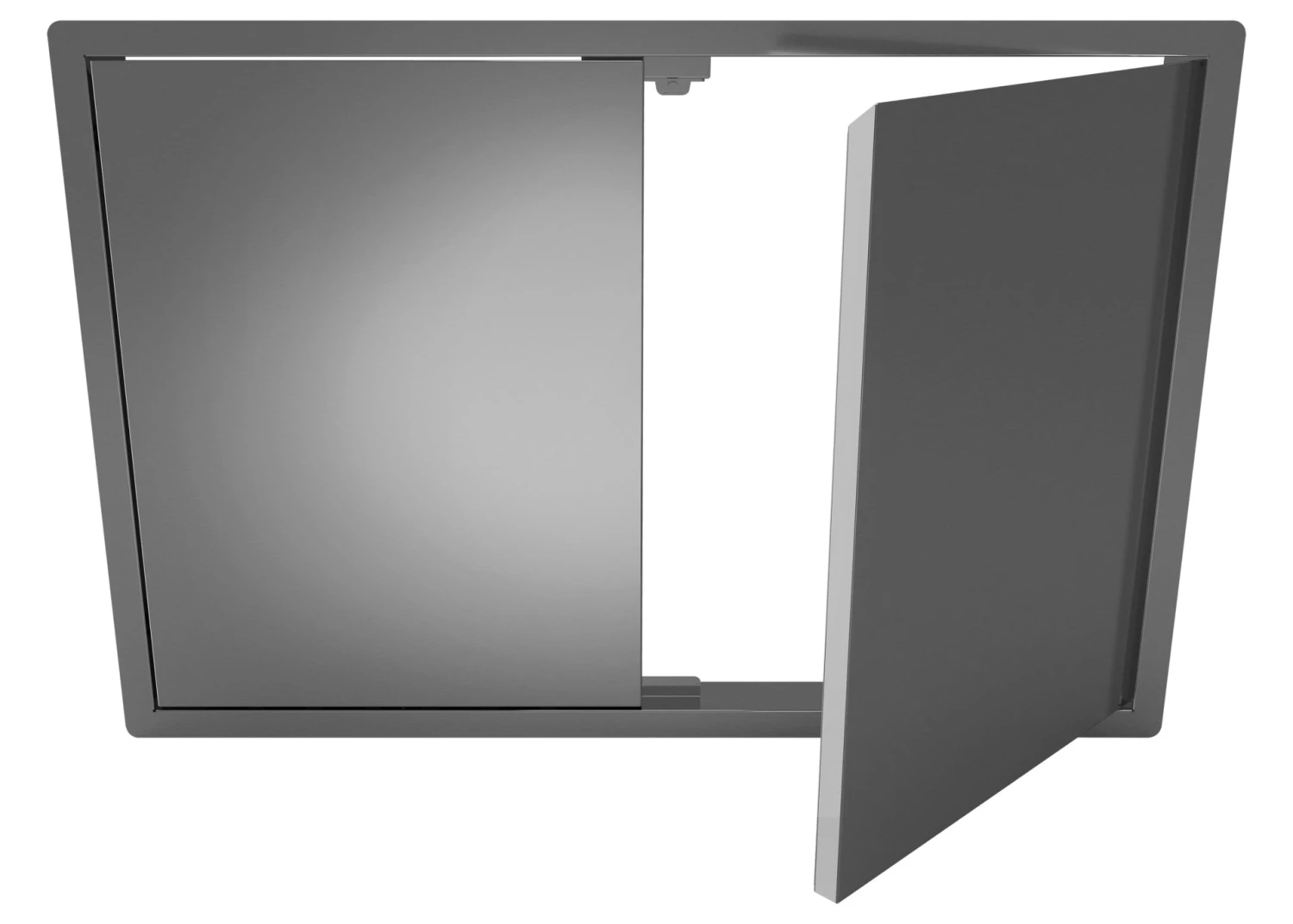 Beefeater Stainless Steel Double Cupboard Door 2 Beefeater Stainless Steel Double Cupboard Door - Image 2