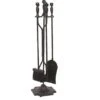 FireUp Fire Tools - Mid Range Black 4 Piece Set