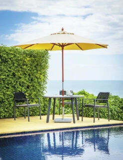 Shelta Bretagne Aluminium With Rope Back Dining Chair -Joes BBQs Store BRETAGNE SET Como Natural S