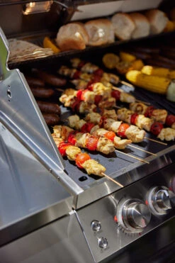 Beefeater 1600 Series Dark 5 Burner BBQ On Trolley 30 Beefeater 1600 Series Dark 5 Burner BBQ On Trolley -Joes BBQs Store Beefeaterchickenskewers