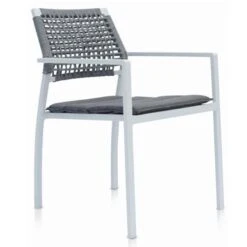 Shelta Bretagne Aluminium With Rope Back Dining Chair