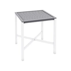 Shelta Bridgeport Aluminium Square Bar Table