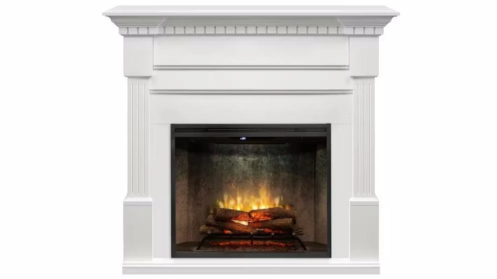 Dimplex 2kW Caden Mantle With 30 Inch Revillusion Firebox In White Finish 1 Dimplex 2kW Caden Mantle With 30 Inch Revillusion Firebox In White Finish