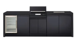 CROSSRAY EXtreme Electric Black Outdoor BBQ Kitchen - TCEK-10