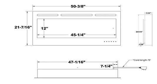 Modern Flames Challenger Electric Fireplace 2 Modern Flames Challenger Electric Fireplace - Image 2