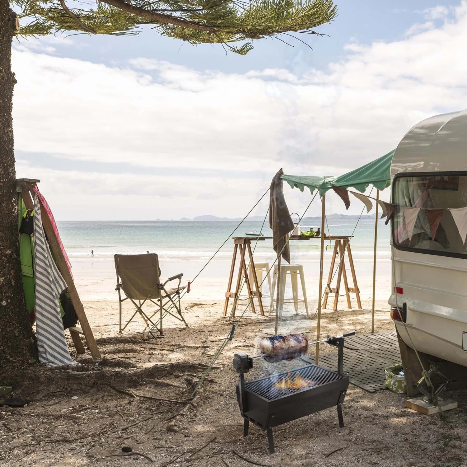 Charmate Charcoal Spit Roaster Small 2 Charmate Charcoal Spit Roaster Small - Image 2