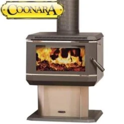 Coonara Medium CMF2 Stainless Steel Freestanding Woodheater