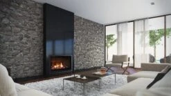 Escea DF960 Gas Fireplace -Joes BBQs Store DF960 Logs Slim Black