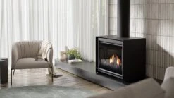 Escea DFS740 Freestanding Gas Fireplace -Joes BBQs Store DFS740roomset1 2webres