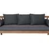 East India Teak Large Daybed With Cushions
