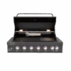 Euro Appliances 6 Burner Black Built In BBQ