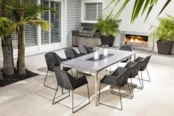 Escea EF5000 Outdoor Gas Fireplace 10 Escea EF5000 Outdoor Gas Fireplace -Joes BBQs Store EF5000 White Coals Stainless Steel Slab 2