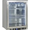 Rhino 148 Litre ENVY Heated Glass Single Door 316 Stainless Steel Outdoor Bar Fridge - ENV1-SS
