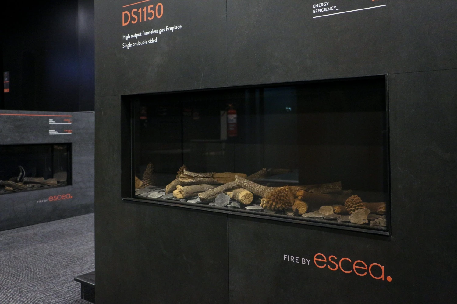 Escea DS1150 Single Sided Gas Fireplace 2 Escea DS1150 Single Sided Gas Fireplace - Image 2