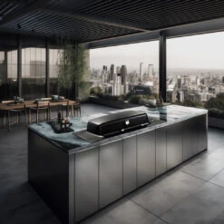 Everdure Furnace Built In BBQ - Black -Joes BBQs Store EverdureFurnanceBBQBuilt in IMG8