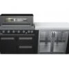 Everdure Neo Black Outdoor Kitchen With BBQ And Fridge (Option 1)