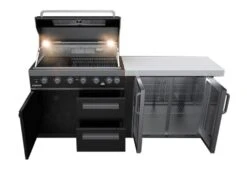 Everdure Neo Black Outdoor Kitchen With BBQ And Fridge (Option 1) 14 Everdure Neo Black Outdoor Kitchen With BBQ And Fridge (Option 1) -Joes BBQs Store EverdureNeoBlackKitchenNew2021 withBBQandFridgeOnly 2