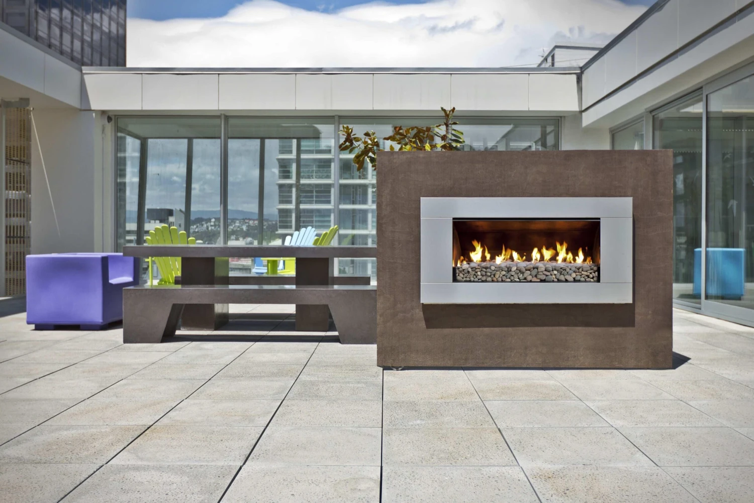 Escea EF5000 Outdoor Gas Fireplace 1 Escea EF5000 Outdoor Gas Fireplace