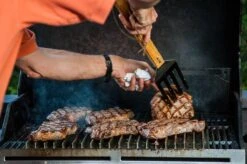 GrillGrates For 17.375 Inch Gas Grills - 4 Panel Set -Joes BBQs Store Flipping Ribeyes on GrillGrates redux 56388.1507922029.1280 623e1a94 864c 4a57 baef 8055e4cc7e75