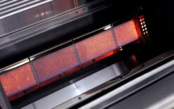 Crossray Premium Black Outdoor Kitchen 4 Burner BBQ, Double Door Fridge & Double Door Cabinet With Sink -Joes BBQs Store Gas BBQ Infrared 2 700x438 1