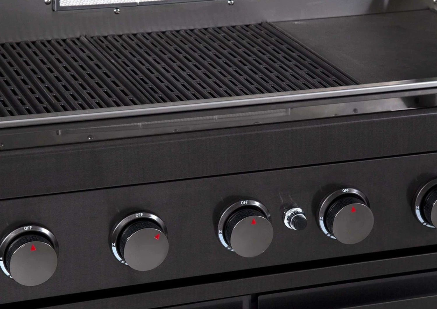 Gasmate Nova Graphite 6 Burner Twin Hood Built-in BBQ 5 Gasmate Nova Graphite 6 Burner Twin Hood Built-in BBQ - Image 5