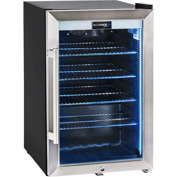 Schmick Tropical Triple Glazed Outdoor Glass Bar Fridge 70 Ltr - HUS-SC70-SS 1 Schmick Tropical Triple Glazed Outdoor Glass Bar Fridge 70 Ltr - HUS-SC70-SS
