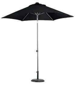 Shelta Harbord 250 Hexagonal Umbrella -Joes BBQs Store Harbord 450 103 Black