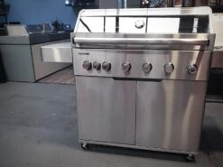 Everdure Hayman Stainless Steel 6 Burner BBQ On Trolley -Joes BBQs Store HaymanStainlessSteelBBQPhotos IMG9