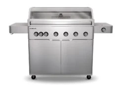 Everdure Hayman Stainless Steel 6 Burner BBQ On Trolley