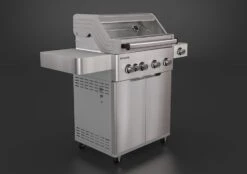 Everdure Hayman Stainless Steel 4 Burner BBQ On Trolley -Joes BBQs Store Hayman on Trolley E4TS IMG2