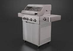 Everdure Hayman Stainless Steel 4 Burner BBQ On Trolley -Joes BBQs Store Hayman on Trolley E4TS IMG4