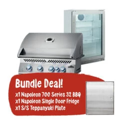 Napoleon 700 Series 32 Inch RBI Built-in And Single Door Fridge Bundle