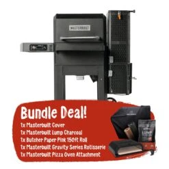 Masterbuilt Gravity Series 600 Digital Charcoal Grill + Smoker - Bundle