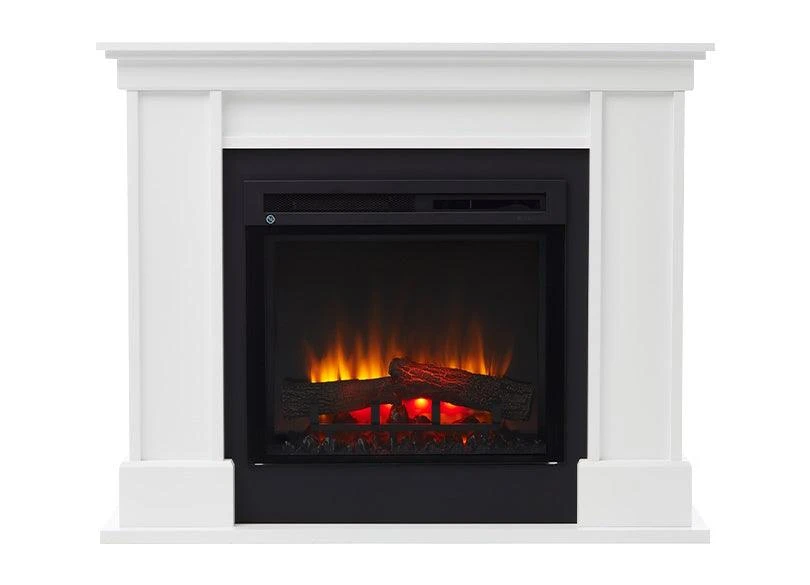Dimplex 1.5kW Liberty Mantle With LED Firebox In White Finish 1 Dimplex 1.5kW Liberty Mantle With LED Firebox In White Finish