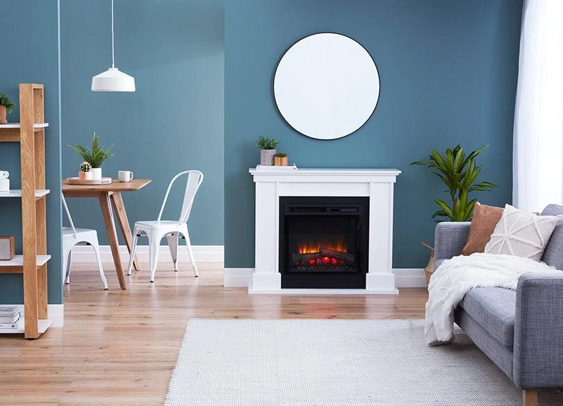 Dimplex 1.5kW Liberty Mantle With LED Firebox In White Finish 5 Dimplex 1.5kW Liberty Mantle With LED Firebox In White Finish - Image 5