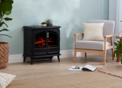 Dimplex 2kW Leckford Electric Fire With Anthraciate Finish -Joes BBQs Store LDK20 AU Insitu On cKIuEcPN