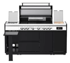 Masport Grande Island 6 Burner Freestanding BBQ Outdoor Kitchen -Joes BBQs Store MasportGrandeSideBurner