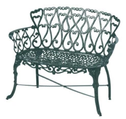 Melton Craft Cast Aluminium Scroll Loveseat