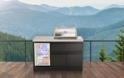 Crossray Mini Outdoor Kitchen With 2 Burner Gas BBQ And Single Fridge 13 Crossray Mini Outdoor Kitchen With 2 Burner Gas BBQ And Single Fridge -Joes BBQs Store Mini Kitchen Gas BBQ in situ 700x438 073caef2 3c56 4cda be42 49f34acb8182